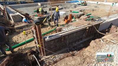 Verlegung Kanal Haus A - 17. KW