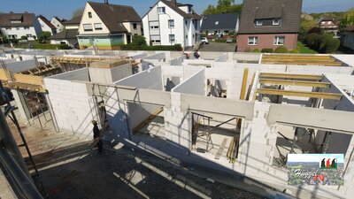 Vorbereitung Verlegung Deckenplatten Haus B - 18. KW