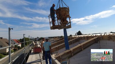 Betonage Ringbalken Haus B