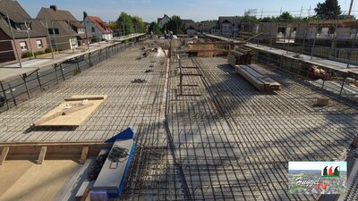 Bewehrung Fertigdeckenplatten Haus B - 20. KW