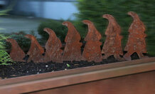 Hüggelzwerge aus Corten-Stahl