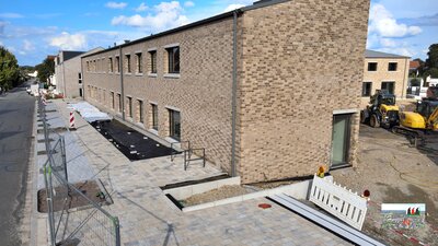 Blick auf Haus B Niedersachsenstraße