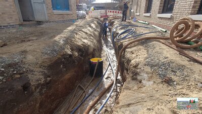 Verlegung Versorgungsleitungen