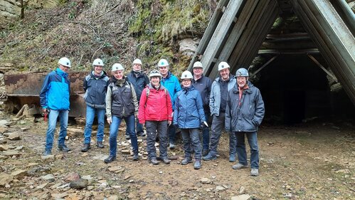 Die TERRA.guides begleiten Interessierte auf ihrer Spurensuche im Silberseestollen.