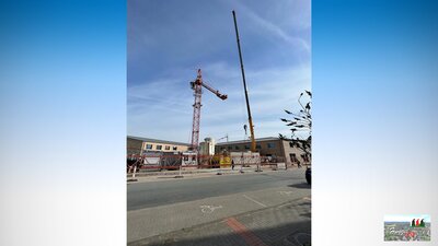 Demontage Turmdrehkran