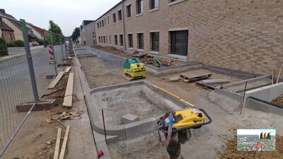 Tiefbauarbeiten entlang der Niedersachsenstraße