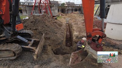 Rohrgräben Regenkanal - 21. KW