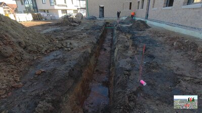 Erdarbeiten Versorgungsleitungen