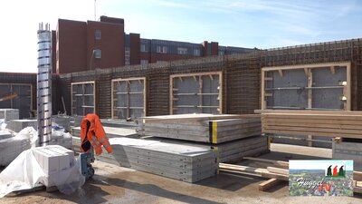 Bewehrung und Schalung Außenwände Haus C