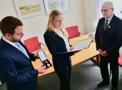 Verleihung des Bundesverdienstkreuzes