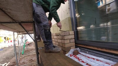 Verblendmauerwerk Haus A