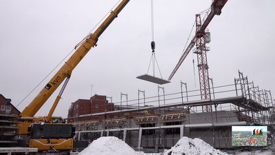 Montage Filigrandeckenplatten Haus C