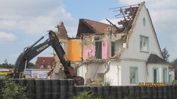 Tecklenburger Straße 21 während des Abrisses 2