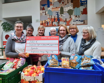 LandFrauen Hasbergen/Hagen a.T.W. spenden 500 Euro an die Tafel