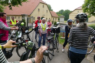 Angkommen bei Gut Wambergen