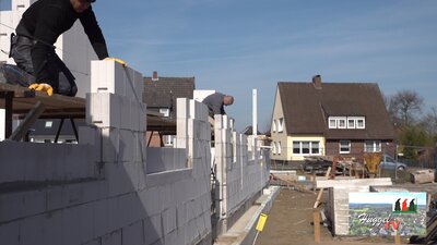 Maurerarbeiten Außenwände Haus C