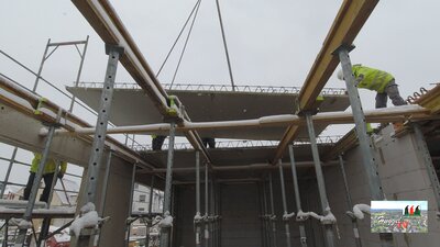 Montage Filigrandeckenplatten Haus C