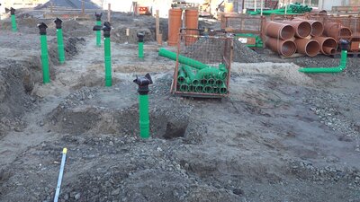 Neue Mitte - Grundleitungen