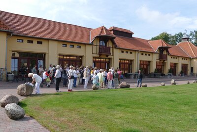 Landfrauen bei der Führung
