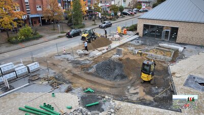 Pflasterarbeiten Platz