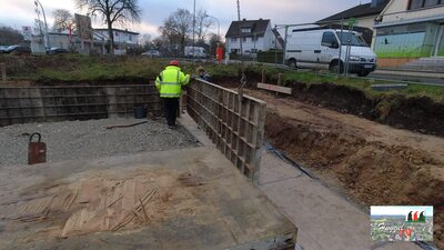 Schalung Fundament Haus B