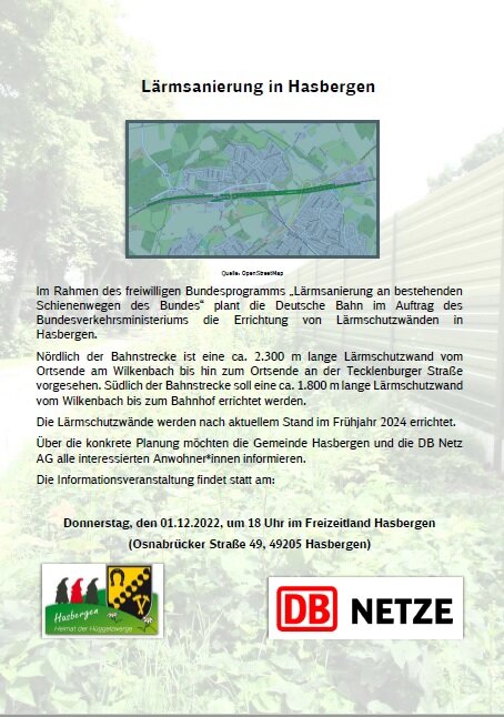 Lärmsanierung in Hasbergen