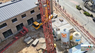 Demontage Turmdrehkran