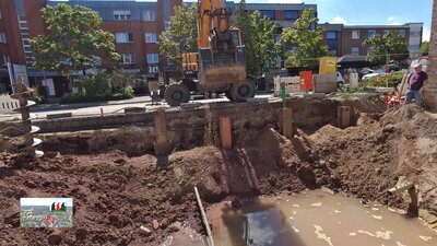 Tiefbauarbeiten Hüggelplatz