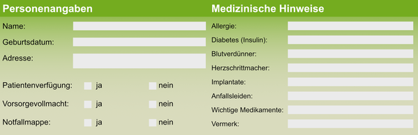 Notfallkarte Senioren Seite 2
