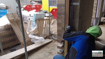 Fenstermontage Gastronomie Haus C