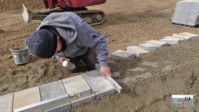 Pflasterarbeiten Parkplatz