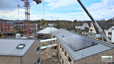 Montage Verbindungsbrücke