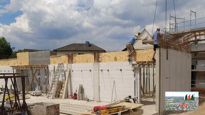 Fertigdeckenmontage Haus A