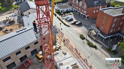 Demontage Turmdrehkran