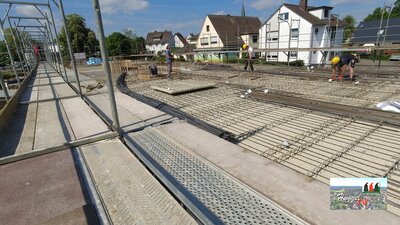 Bewehrung Fertigdeckenplatten Haus B - 19. KW