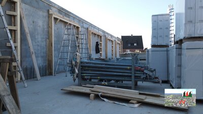 Schalung Außenwände Haus C