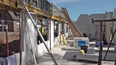 Fensterstürze Haus B - 16. KW