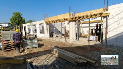 Eingangsbereich Haus B - 17. KW