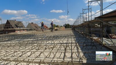 Bewehrung Fertigdeckenplatten Haus B - 19. KW