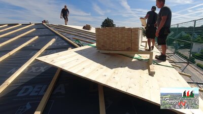 Dachverschalung Haus C