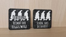 Untersetzer aus Filz