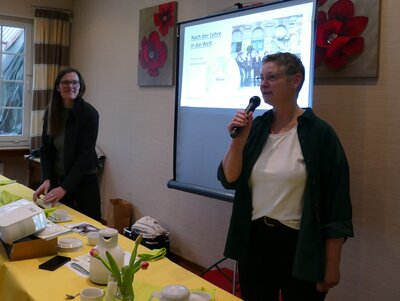 Johanna Röh und Annemarie Große Börding