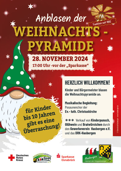 Flyer Anblasen der Weihnachtspyramide 2024 Flyer Anblasen der Weihnachtspyramide 2024
