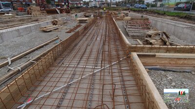 Streifenfundamente Haus B