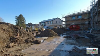 Arbeiten Parkplatzbereich