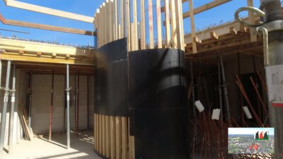 Treppe Foyer Haus B - 20. KW