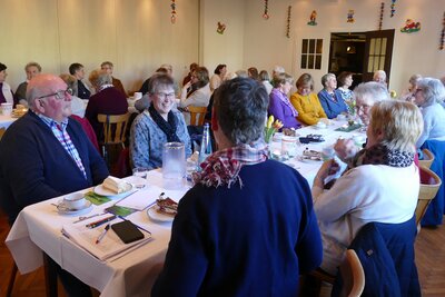 Landfrauen in der Gaststätte Wiesental (Repair Cafe)